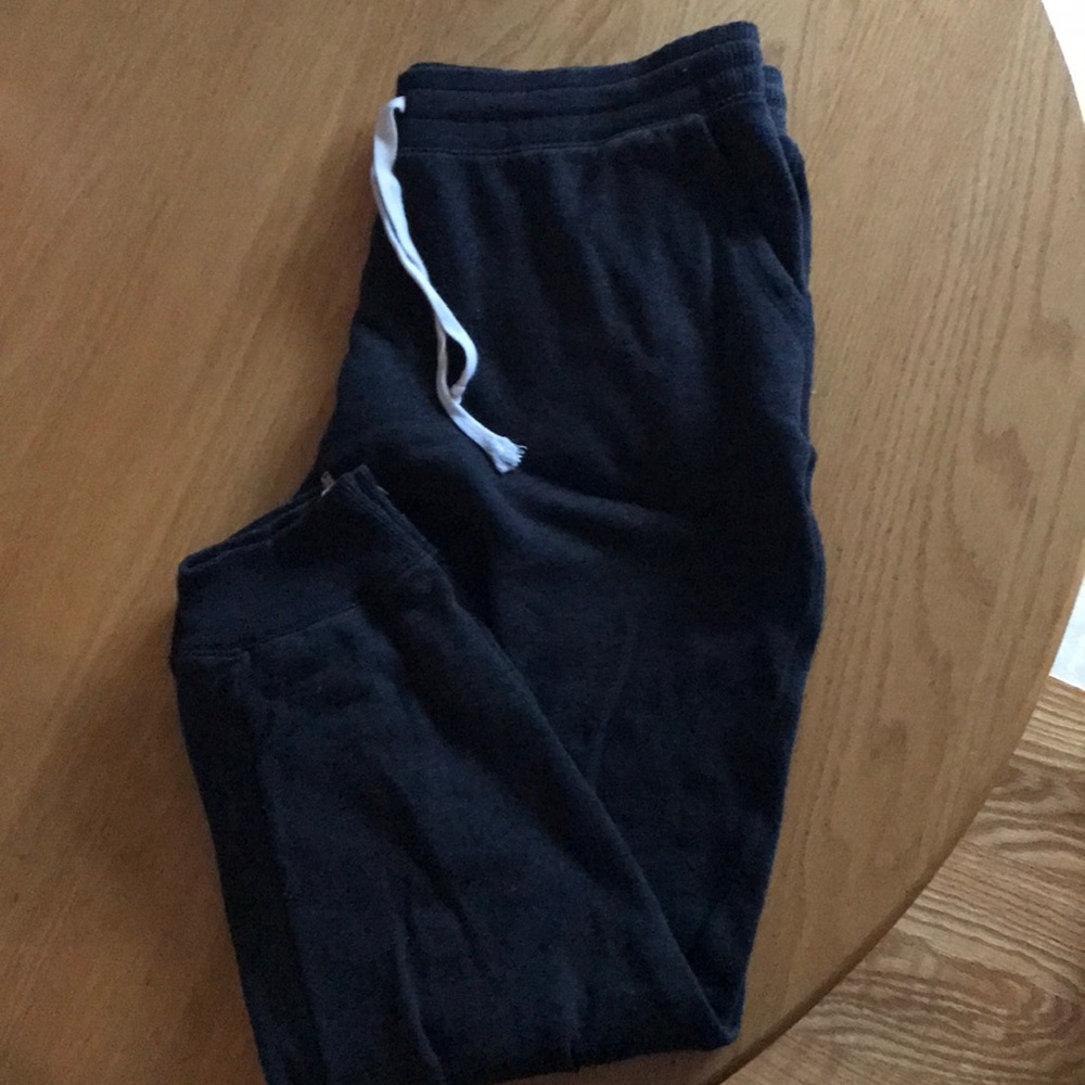Aerie grey joggers with side zip ankle. Size xl.